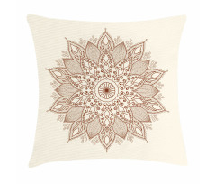 Round Lace Pillow Cover