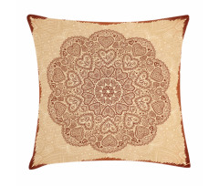 Circular Hearts Pillow Cover