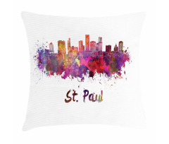 Saint Paul Skyline Pillow Cover