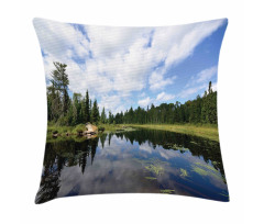 Forest River Scenery Pillow Cover