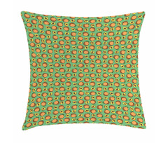 Half Slices Seeds Fruits Pillow Cover