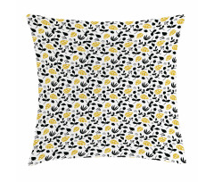 Repeating Silhouettes Pillow Cover