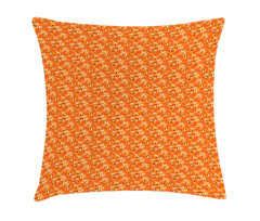 Warm Colored Rowan Branch Pillow Cover