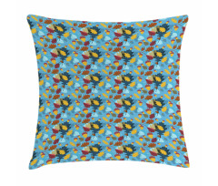 Abstract Overlapped Piece Pillow Cover