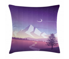 Mountain Scenery Pillow Cover