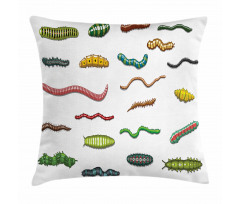 Cartoon Caterpillar Pillow Cover