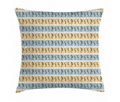 Lizards with Swirls Dots Pillow Cover