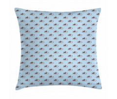 Illustration of Lizards Pillow Cover