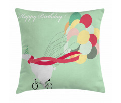Happy Birthday Party Pillow Cover