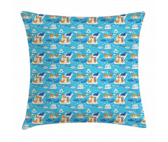 North Pole Icy Ocean Pillow Cover