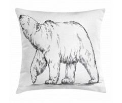 Sketch Nordic Animal Pillow Cover