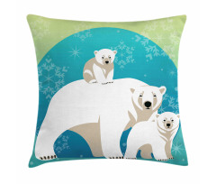 Noel Ice Land Family Pillow Cover