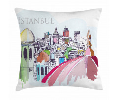 Aerial Scenery Urban Pillow Cover