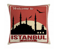 Welcome Greeting Art Pillow Cover
