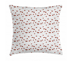 Bugs Dashed Spirals Pillow Cover