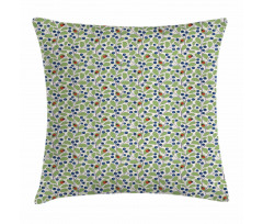 Bilberry Leaves Garden Pillow Cover