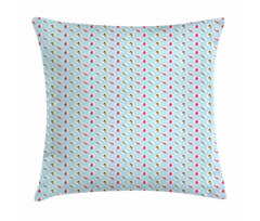 Shabby Retro Polka Dot Pillow Cover