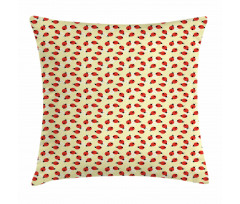 Ladybugs and Swirls Pillow Cover