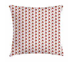 Flat Design Insects Pillow Cover