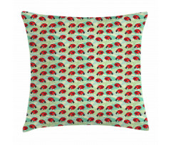 Spring Season Fauna Pillow Cover