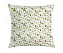 Cucumber with Carrot Pillow Cover