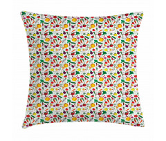 Vegetarian Food Chilli Pillow Cover