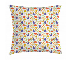 Nursery Cartoon Pattern Pillow Cover