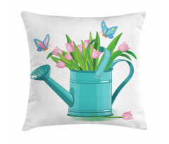 Bouquet of Tulips Garden Pillow Cover