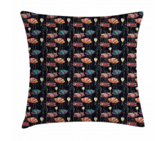 Colorful Tulips Fantasy Pillow Cover