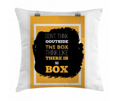 Creative Thinking Pillow Cover