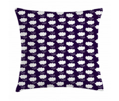 Raining Cumulus Clouds Pillow Cover