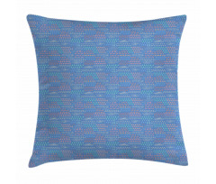 Scribbled Linear Clouds Pillow Cover