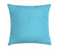 Calming Aquatic Colors Pillow Cover
