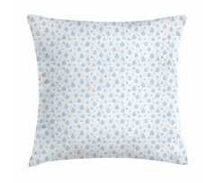 Silhouette Raindrops Grid Pillow Cover