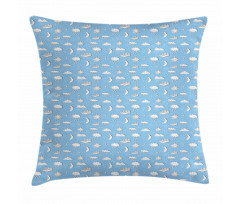 Cartoon Weather Pillow Cover