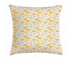 Happy Animals Pillow Cover