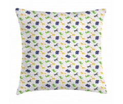 Cheerful Safari Daisies Pillow Cover