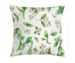 Springtime Floral Buds Pillow Cover
