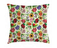 Vibrant Color Summer Pillow Cover