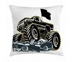 Rubber Tyre Car Pillow Cover