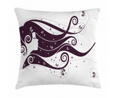 Abstract Fantasy Portrait Pillow Cover