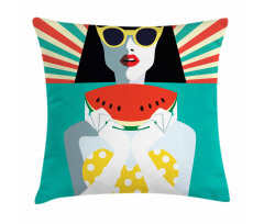 Pop Art on Holiday Pillow Cover