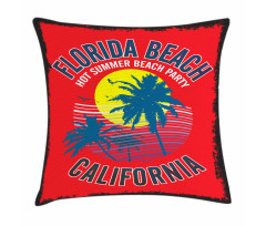 Summer Party California Pillow Cover