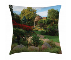 Gazebo Sunken Gardens Pillow Cover