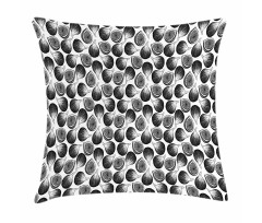 Engraving Style Figs Pillow Cover