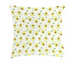 Graphic Avocado Pattern Pillow Cover