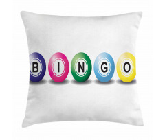 3D Style Colorful Balls Pillow Cover