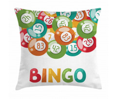 Lottery Game with Balls Pillow Cover