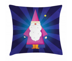 Man with a Staff Miracle Pillow Cover