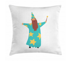 Cheerful Magician Book Pillow Cover